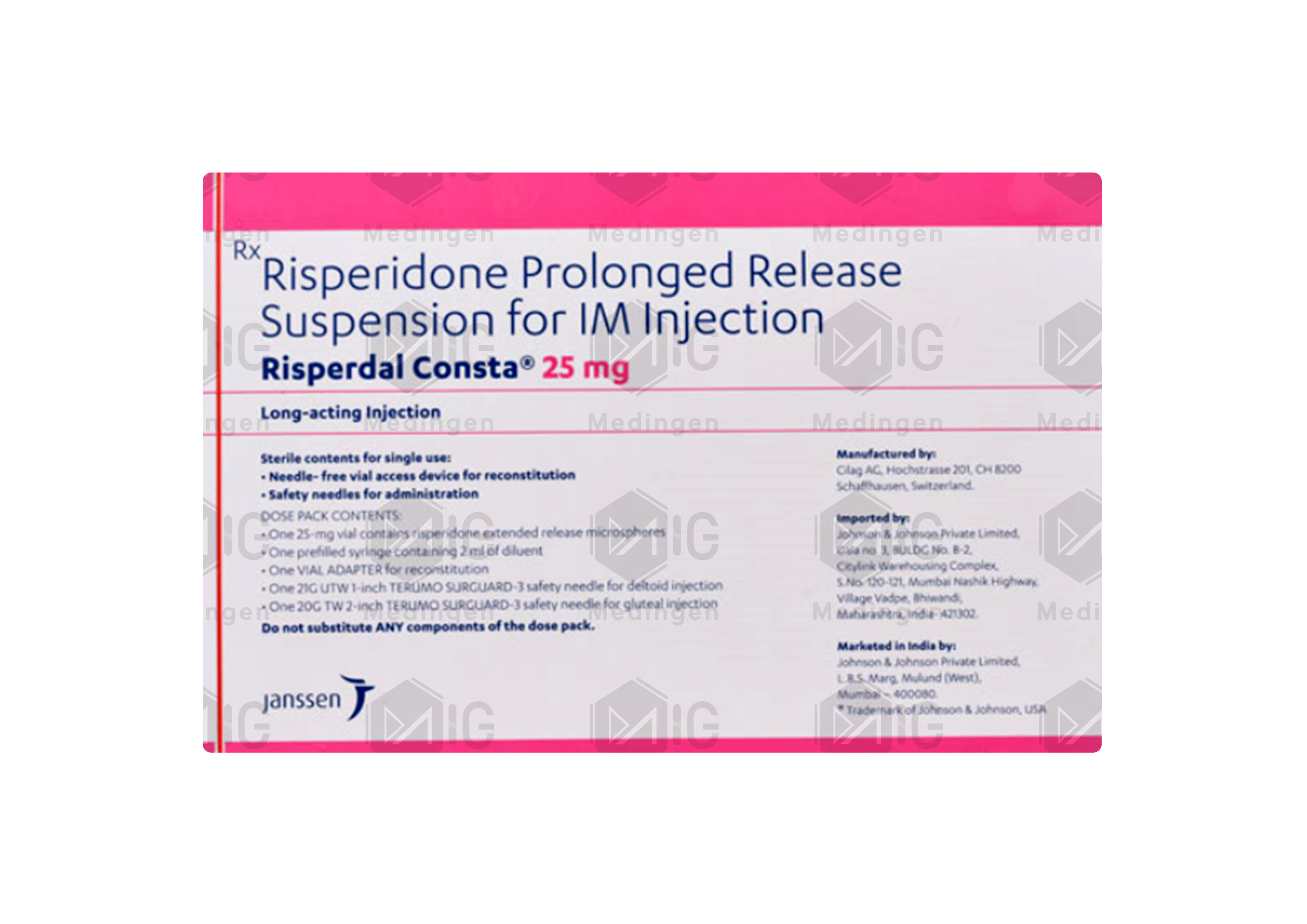 RISPERDAL CONSTA 25MG